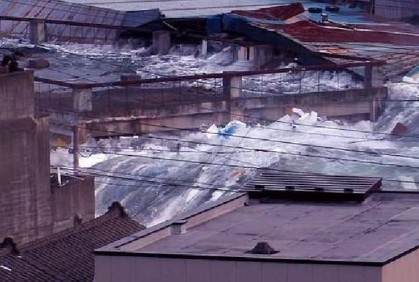 Rare Video: Japan Tsunami